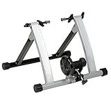 Bike Lane Trainer Bicycle Indoor Trainer Exercise Machine Ride All Year Around with 850 Gram Machined Steel Flywheel for The Most Natural Pedal Feel