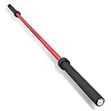 GarveeLife 7FT Olympic Barbell, Weight Bar For Weightlifting and Powerlifting, 45lb Olympic Bar with Needle Bearings & Brass Bushings, 1500LBS Strength Training Bar Fit 2" Standard Weights, Red Black