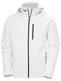 Helly Hansen Men's Crew Hooded Midlayer Jacket 2.0, 001 White, Large