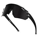 AVV Polarized UV400 Cycling Baseball Sunglasses - Windproof Anti-Fog for Outdoor Sports, Lightweight Frame Men Women Youth