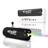 ACETECH Airsoft Pistol/Riffle RGB Tracer Unit Bifrost 14mm CCW Negative Thread with M14- to M11+ Adaptor Green/Gel BB LED Rainbow Lighting Effect (Standard Black)