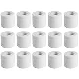 KISEER 15 Pack 2 Inch x 5 Yards White Self Adhesive Bandage Breathable Cohesive Bandage Wrap Rolls Elastic Self-Adherent Tape for Stretch Athletic, Sports, Wrist, Ankle