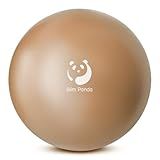 Slim Panda Pilates Ball, 9 Inch Small Exercise Ball, Anti Burst Mini Yoga Ball for Stability, Workout, Barre, Core Strength, Physical Therapy, Balance, Stretching
