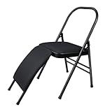 VEOCORE Yoga Chair, Yoga Auxiliary Chair with Lumbar Back Support, Relieve Back Pain Chair Foldable Yoga Chair for Balance Training, Abs & Core, Balance Handstand, Flexibility