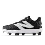 New Balance Men's FuelCell 4040 V7 Molded Baseball Shoe, Black/Optic White, 8.5