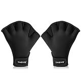 TAGVO Aquatic Gloves for Helping Upper Body Resistance, Webbed Swim Gloves Well Stitching, No Fading, Sizes for Men Women Adult Children Aquatic Fitness Water Resistance Training