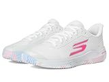 SKECHERS Women's Pickleball Viper Court Pro 2.0 Sneaker, White/Multi, 6