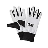 GM Men Padded Cotton Inner Gloves - Black, Mens