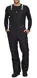 Arctix Men's Avalanche Athletic Fit Insulated Bib Overalls, Black, X-Large/32" Inseam
