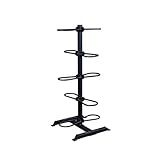 Body-Solid Vertical Stand for Medicine Ball, Wall Ball, Exercise Ball, Slam Balls, Dual Grip Medicine Balls, Sand Balls, 10 Balls Rack Capacity with Diameter Up to 16 inches