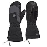 BLACK DIAMOND Men's Mercury Ski/Snow Mitts | Contains BD.Dry Waterproof Inserts Waterproof Insert | Removable Liner Mittens | Black 2.0 | Medium