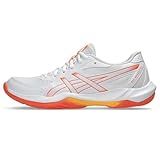 ASICS Women's Gel-Rocket 12 Volleyball Shoes, 9, White/Vivid Coral