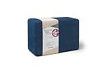 Manduka Foam Yoga Block - Recycled EVA Foam Block with Ergonomic Support, Yoga Equipment, Home Gym Accessory, & Pilates Tool, Lightweight for Travel, High Density, Comfortable Edges