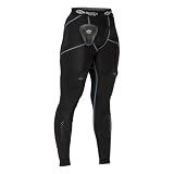 Shock Doctor Women's Compression Hockey Pant w/Pelvic Protector, Leggings, Black