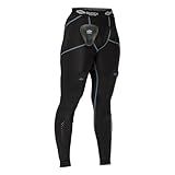 Shock Doctor Women's Compression Hockey Pant w/Pelvic Protector, Leggings, Black