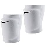 Nike Premium Dri-Fit Knee Pads (1 Pair), Essential/Streak/Varsity, Cushioning/Sweat-wicking/Unisex (Essential White - M/L)