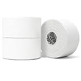 Hampton Adams | As Seen on Shark Tank | Original Athletic Sports Tape (3-Pack) | 45ft Rolls | Very Strong Easy Tear NO Sticky Residue | Best Tape for Athlete & Trainers | Fingers Ankles (White)