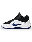 Nike Men's Precision 8 Mid Basketball Shoes, Black/Game Blue-White-Game Blue, 10.5