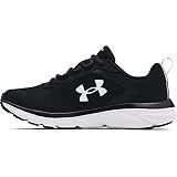 Under Armour Women's Charged Assert 9DISC, Black (001)/White, 7 M US