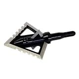 Magnus 4 Blade Hornet Ser-Razor Broadhead (3-Pack), Black, 100-Grain