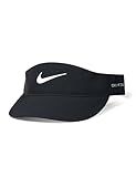 Nike Dri-Fit ADV Ace Tennis Visor, Black/Anthracite/White, Large/X-Large