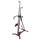 MaxiClimber Vertical Climber Exercise Machine, Home Gym Stepper for Cardio and Strength Training Total Body Workouts with Fitness App, XL-2000, Red