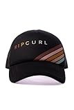 Rip Curl Women's Trucker, Baseball Hat, Lightweight and Breathable Mesh with Adjustable Snapback and Curved Brim for Sun Protection, Washed Black Exc, One Size