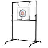JY PERFORMANCE Archery Target Stand, Adjustable Target Stand for 30 Inch Bag and Foam Targets, Bow and Arrow Target Stand for Backyard, Range, Indoor, Outdoor Shooting