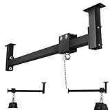 shikoyi Wall Ceiling Heavy Bag Hanger Roller Mount Saving Space 44'' Long Ease Adjust for Heavy Punching Bags up to 300 LBS