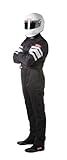 RaceQuip Racing Driver Fire Suit One Piece Multi Layer SFI 3.2A/ 5 Black X-Large 120006