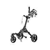 KVV Electric Golf Push Cart with Remote Control, Smallest Folding Size, Suitable for All Terrains, Lightweight and Super Compact Electric Golf Cart