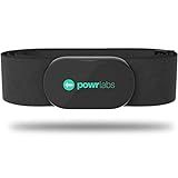 POWR LABS Bluetooth ANT+ Heart Rate Monitor Chest Strap for Garmin, Peloton | Dual-band Bluetooth 4.0 and ANT+ connectivity, IPX67 water and sweat resistant, Adjustable strap fits 26" to 38" chest
