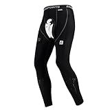 EALER HPC200 Compression Hockey Pants with Athletic Cup & Sock Tabs, Hockey Jock for Men & Boys