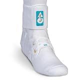 Med Spec ASO Ankle Stabilizer Lace Up Ankle Brace Sprain Support White, MD