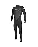O'Neill Men's Reactor-2 3/2mm Back Zip Full Wetsuit, Black/Black, 3XL