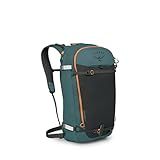 Osprey Soelden 25L Ski and Snowboard Backpack - Lightweight Men's Backcountry Pack - Avalanche Safety Access - Diagonal/A-Frame Ski Carry, Snowboard Carry - 100% Recycled Nylon, Cascade Blue