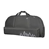 FENJANER Archery Compound Bow Case Soft Bow Bag with Arrow Quiver Light-Weight Bow Carry Bag with Adjustable Shoulder Strap & Backpack Straps for Adults Hunting and Target Practice (35.8", Black)