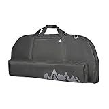 FENJANER Archery Compound Bow Case Soft Bow Bag with Arrow Quiver Light-Weight Bow Carry Bag with Adjustable Shoulder Strap & Backpack Straps for Adults Hunting and Target Practice (35.8", Black)