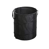 Leinoupt:Collapsible Trash can/Folding Garbage Cans,Portable Trash can,Pop Up Trash Can,for Camping Garbage Can Collapsible,Clothes and Toys Recycle bin (Black)