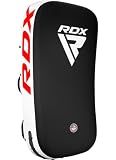 RDX Muay Thai Pad for Training, Curved Kickboxing Kicking Strike Shield, Coaching Kick Boxing, MMA, Martial Arts, Karate, Taekwondo, Punching, Foot, Knee and Elbow Target (One Pad Only)