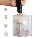 T238 Electric BB Speed Loader PRO Edition Smart Airsoft Magazines Auto Loader, 21BB/s High-Speed, OLED Display, 1800rd Capacity, Anti-Stall Protection with 4 Adapters