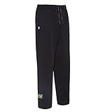 JL Sport Authentic Brazilian Capoeira Martial Arts Pants - Unisex (Black) Medium