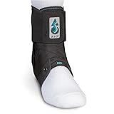 Med Spec ASO Ankle Stabilizer (Medium, Black) - Lace Up Ankle Brace for Sprained Ankle and Peroneal Tendonitis, Orthopedic Ankle Support for Men, Women, Adults, Teens and Kids, Sports Injury Recovery, 264014