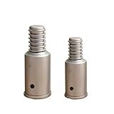 TAYCZGQL Broom Handle Threaded End Replacement for Extension Poles 1 Inch and 3/4 Inch Threaded Tips for Repairing and Connecting Compatible with Most Standard Broom Extension Poles