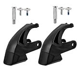 SUPVOX 2-Pack Replacement Heel Brake Assembly for Inline Skates - Complete Brake Pad + Bracket + Screws Kit for Skate Maintenance