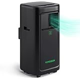 VIVOSUN AeroLush C08 Smart Air Conditioner, 8000BTU, 4-in-1 Function, with Temperature & Humidity Sensor Probe, Smart Remote Control, Designed for Growing Environments