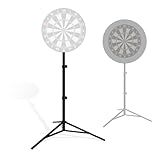 Dartboard Stand, Heavy Duty Portable Dart Board Holder with Adjustable Height (34" to 74"), Dart Board Stand for Adults, Stable Tripod Design, Easy Assembly for Travel, Outdoor, Home & Bar Games