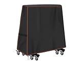 Ping Pong Table Cover Waterproof,All-Weather Universal Fit for Indoor Outdoor Use, Protects Most Standard Table Tennis Tables Sunproof,165x(36/71)x182cm