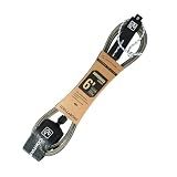 CONTOUR SURF Billabong x Surfboard Leash – Ankle Leash with Double Swivel, Heavy-Duty PU Cord for Longboards and Shortboards, Secure and Lightweight (6 FT)