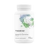 THORNE - Acetyl-L-Carnitine - 500 mg - Supports Brain Function & Healthy Nerve Sensations in The Hands & Feet* - Gluten, Dairy & Soy-Free - 60 Capsules